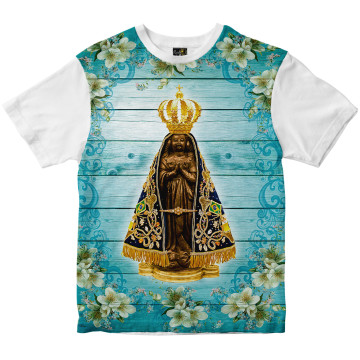 Camiseta Nossa Senhora Aparecida Rainha do Brasil