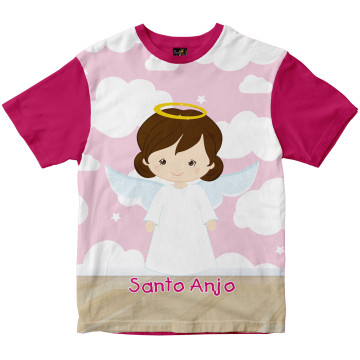 Camiseta Anjo da Guarda feminina Rainha do Brasil