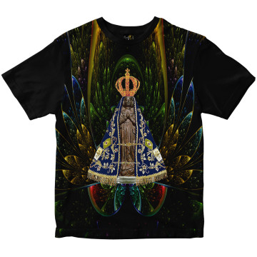 Camiseta Nossa Senhora Aparecida Rainha do Brasil