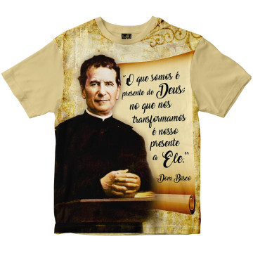 Camiseta Dom Bosco presente de Deus Rainha do Brasil